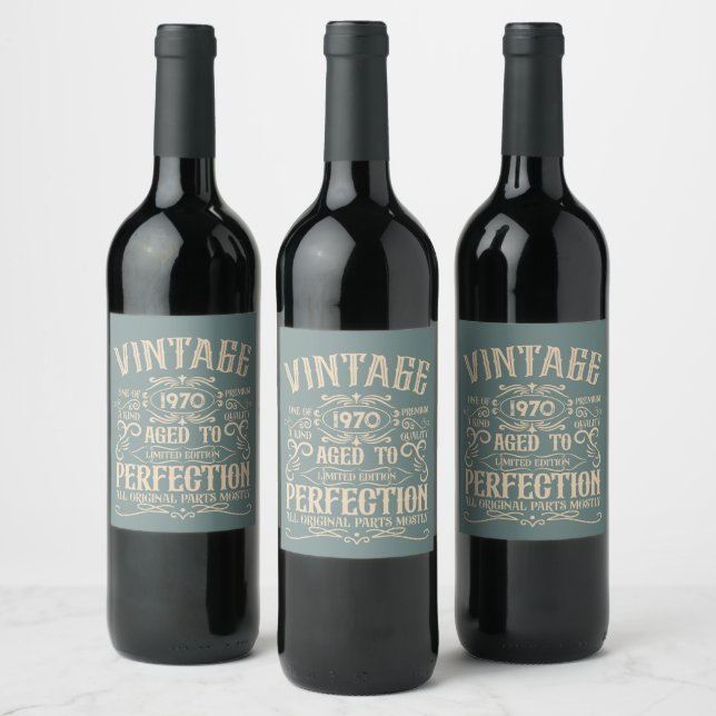 Rótulo De Garrafa De Cerveja Rótulo de uísque personalizado para festa de anive (Garrafas)