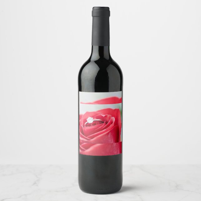 Rótulo De Garrafa De Cerveja rótulo de vinho (Frente)