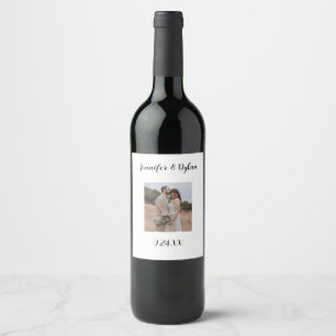 Rótulo De Garrafa De Cerveja Rótulo de Vinho com Foto Personalizada