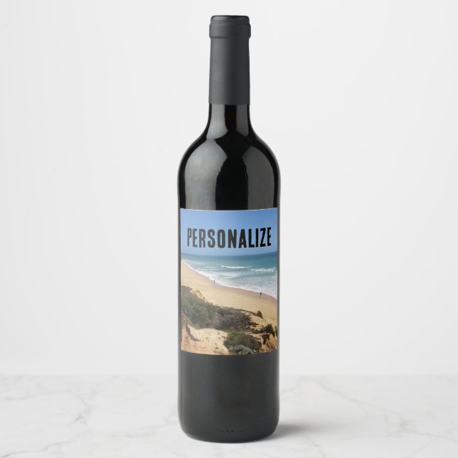 Rótulo De Garrafa De Cerveja Rótulo de Vinho Costeiro Português (Frente)
