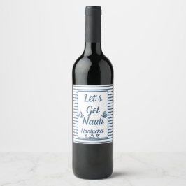 Rótulo De Garrafa De Cerveja Rótulo de Vinho de Âncora do vamos