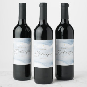 Rótulo De Garrafa De Cerveja Rótulo de Vinho de Dedicação de Bebê Menino com Aq