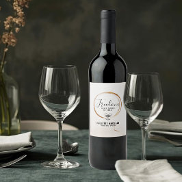Rótulo De Garrafa De Cerveja Rótulo de Vinho de Divórcio