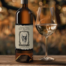 Rótulo de Vinho de Halloween do Arsênico Cellars S