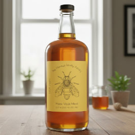 Rótulo De Garrafa De Cerveja Rótulo de Vinho de Mel Compilado em Casa Personali