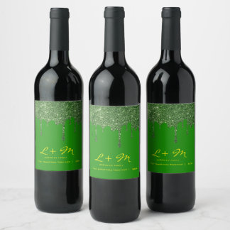 Rótulo De Garrafa De Cerveja Rótulo de Vinho de Natal Personalizado - Largura V