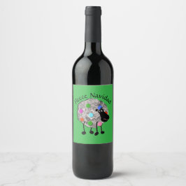 Rótulo De Garrafa De Cerveja Rótulo de vinho de ovelha engraçado