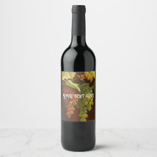Rótulo De Garrafa De Cerveja Rótulo de vinho de uvas