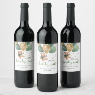 Rótulo De Garrafa De Cerveja Rótulo de Vinho do Chá de fraldas de Espera do U