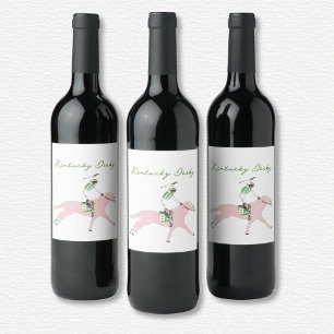 Rótulo De Garrafa De Cerveja Rótulo de Vinho do Kentucky Derby
