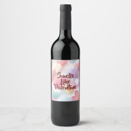 Rótulo De Garrafa De Cerveja Rótulo de Vinho Elegante Romântico para Casais no