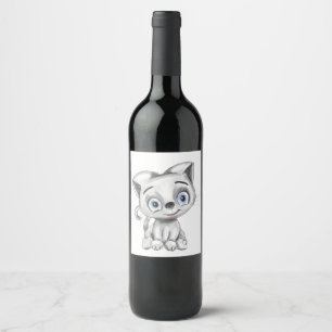 Rótulo De Garrafa De Cerveja Rótulo de Vinho Gato Engraçado - Presente Personal