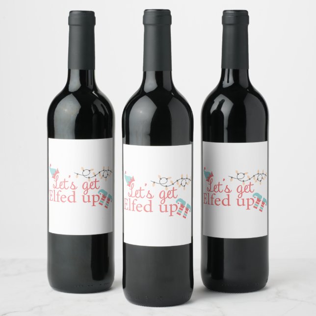 Rótulo De Garrafa De Cerveja Rótulo de vinho gorado para vamos (Garrafas)