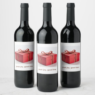 Rótulo De Garrafa De Cerveja Rótulo de Vinho Grande Alegria