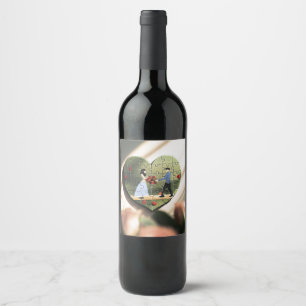 Rótulo De Garrafa De Cerveja Rótulo de Vinho Heart Puzzle - Decoração para Even