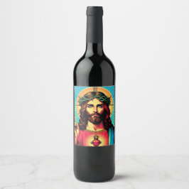 Rótulo De Garrafa De Cerveja Rótulo de vinho Jesus