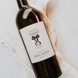 Rótulo De Garrafa De Cerveja Rótulo de Vinho para Brunch com Champanhe Arco Pre