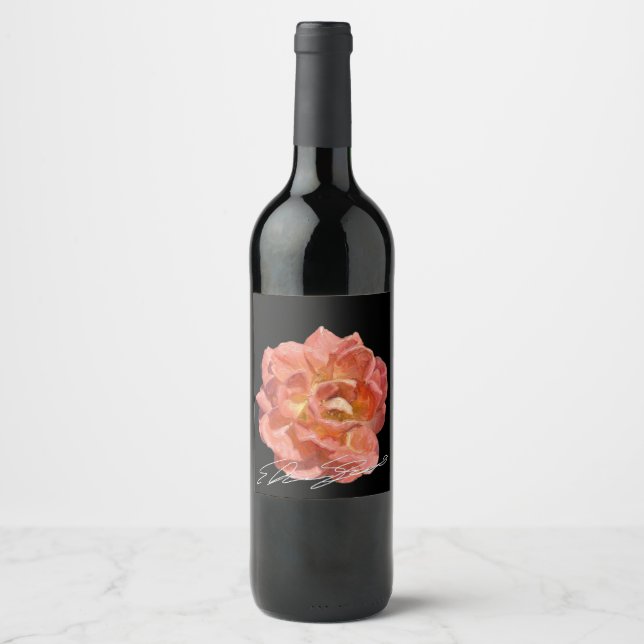 Rótulo De Garrafa De Cerveja Rótulo de Vinho Personalizado (Frente)