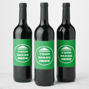 Rótulo De Garrafa De Cerveja Rótulo de Vinho - Personalizado - Adicionar Imagem