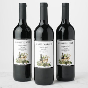 Rótulo De Garrafa De Cerveja Rótulo de Vinho Personalizado de Ano Novo Rótulo