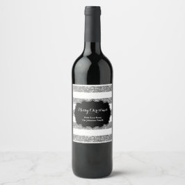 Rótulo De Garrafa De Cerveja Rótulo de Vinho Personalizado em Banho Branco de P
