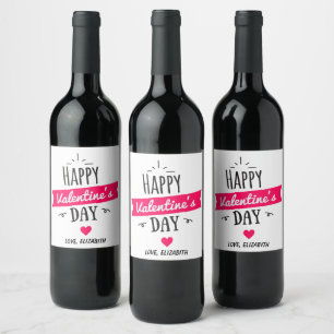 Rótulo De Garrafa De Cerveja Rótulo de Vinho Personalizado para o Dia dos Namor