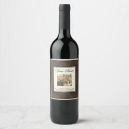 Rótulo De Garrafa De Cerveja Rótulo de Vinho Velho Cabernet Sauvignon
