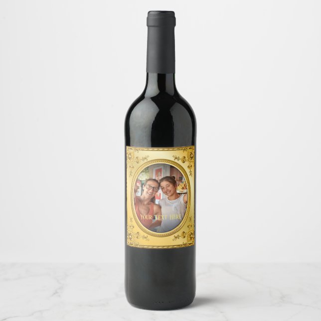 Rótulo De Garrafa De Cerveja Rótulo do Vinho (Frente)