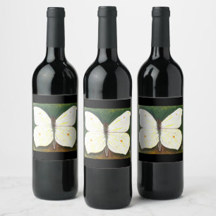 Rótulo De Garrafa De Cerveja Rótulo do vinho borboleta