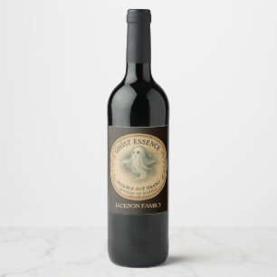 Rótulo De Garrafa De Cerveja Rótulo do Vinho da Pota da Essência do Fantasma