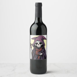 Rótulo De Garrafa De Cerveja Rótulo do Vinho do Ceifador
