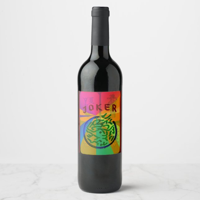 Rótulo De Garrafa De Cerveja Rótulo do Vinho do Jogo (Frente)