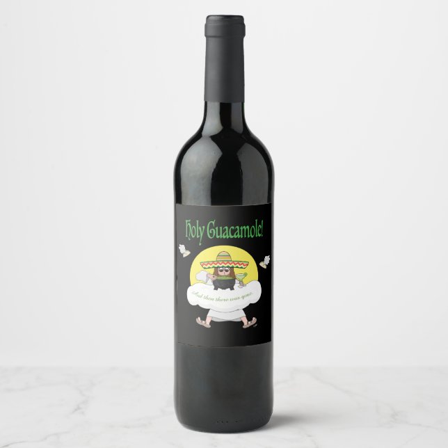Rótulo De Garrafa De Cerveja Rótulo do Vinho Guacamole (Frente)