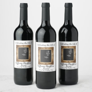 Rótulo De Garrafa De Cerveja Rótulo do Vinho Memorial do Quadro Dourado