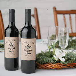 Rótulo De Garrafa De Cerveja Rustic Queria Ser Casado