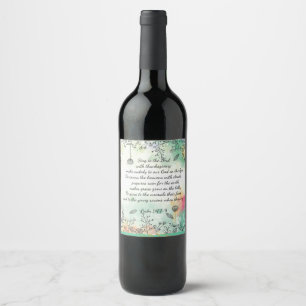 Rótulo De Garrafa De Cerveja Salmo 147