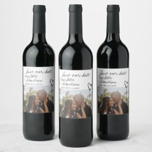 Rótulo De Garrafa De Cerveja Salvar nossa foto personalizada manuscrita