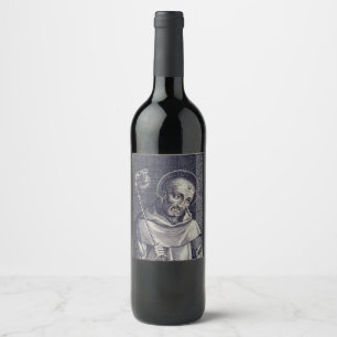 Rótulo De Garrafa De Cerveja Santo Bernard de Clairvaux