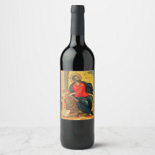Rótulo De Garrafa De Cerveja São Marcos Evangelista ícone ortodoxo