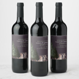 Rótulo De Garrafa De Cerveja Sequoias e Latidos, Casamento Russo