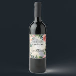 Rótulo De Garrafa De Cerveja Serene Garden Wreath: Pastel Floral Elegance<br><div class="desc">Descubra a elegância calmante do nosso design de "Serene Garden Wreath". Esta bela peça apresenta um fundo de aquarela em tons azuis suaves e cinzas amarelas suaves, criando um pano de fundo sereno para o seu evento. No coração do design, uma delicada coroa de lenços verdes cerca rosas encantadoras e...</div>