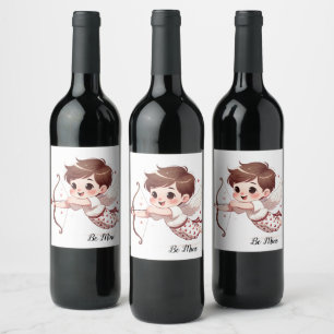 Rótulo De Garrafa De Cerveja Seta Cupid Personalizar Festa de aniversário