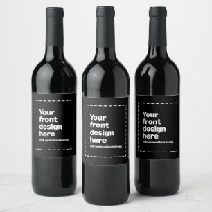 Rótulo De Garrafa De Cerveja Seu Design Aqui