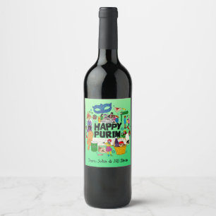 Rótulo De Garrafa De Cerveja Shaloch Manot - Personalizado