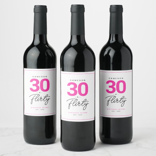 Rótulo De Garrafa De Cerveja Simples Moderno 30 e rótulo de vinho personalizado (Garrafas)