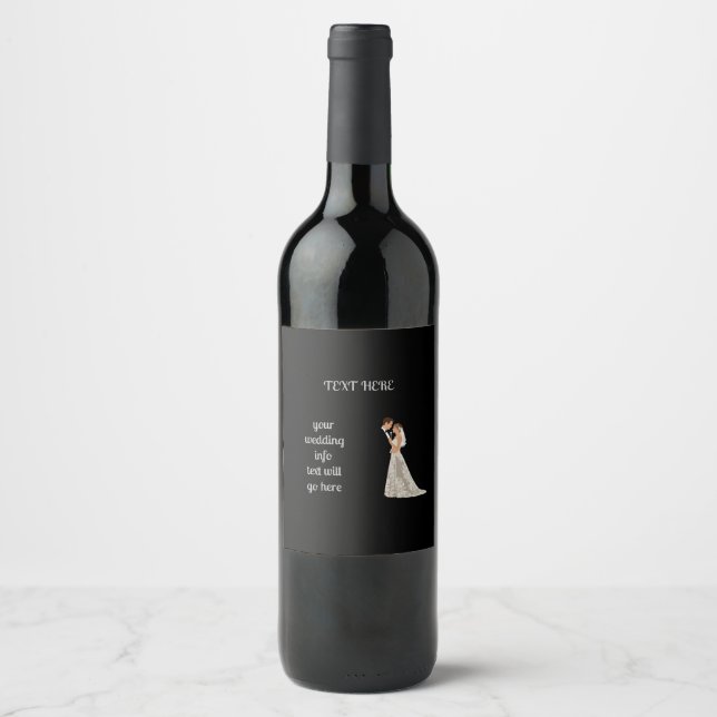 Rótulo De Garrafa De Cerveja Simples Salvar A Placa Date (Frente)