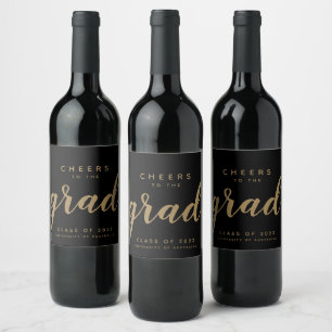 Rótulo De Garrafa De Cerveja Simples Saúde para o Rótulo de Vinho Dourado For
