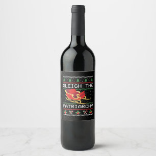 Rótulo De Garrafa De Cerveja Sleigh O Patriarcado I