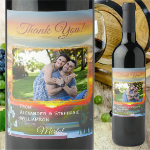 Rótulo De Garrafa De Cerveja Telhado Sunset 2295