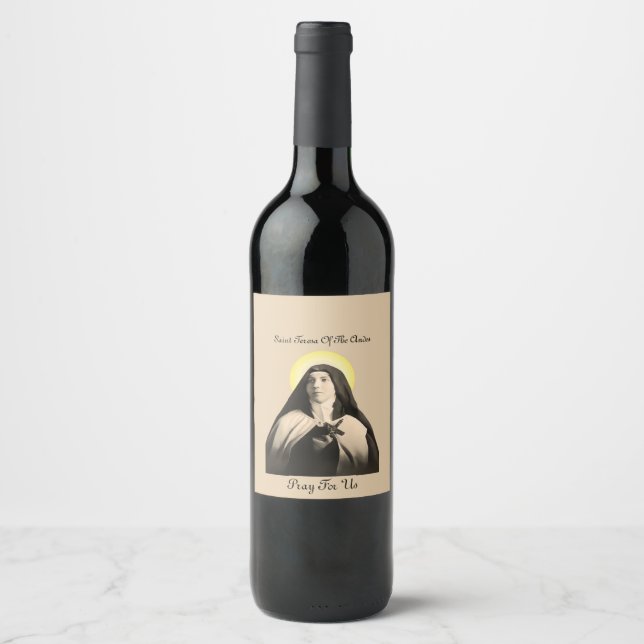 Rótulo De Garrafa De Cerveja TERESA santo DOS ANDES (Frente)